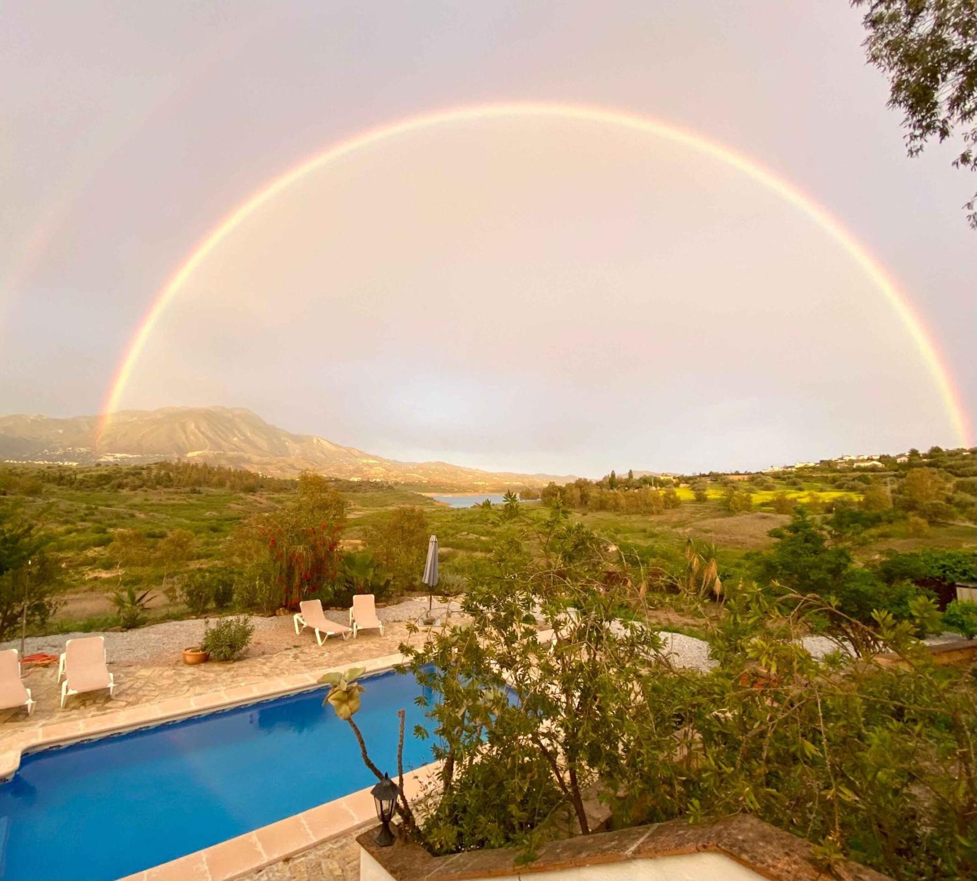 La Rustica En Vinuela, Piscina Privada Villa Exterior foto